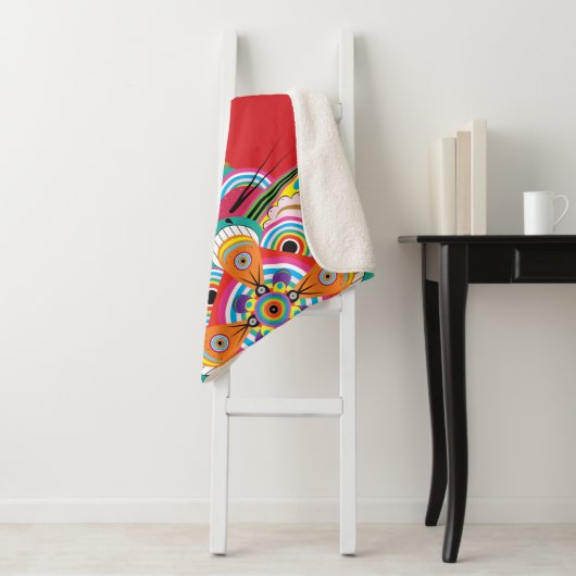 タイガードラゴンマンダラスモールシャーパブランケット シェルパブランケット (インサイチュ)