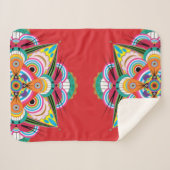 タイガードラゴンマンダラスモールシャーパブランケット シェルパブランケット (正面(横))