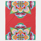 タイガードラゴンマンダラフリースブランケット(3サイズ) フリースブランケット (正面)