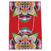 タイガードラゴンマンダラミディアム抱き枕 ミディアムペーパーバッグ (裏面)