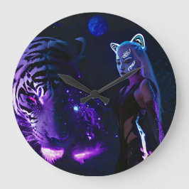 タイガーナイト ラージ壁時計