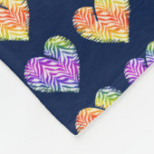 タイガーハート4 フリースブランケット (角)