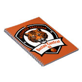 タイガーバスケットボールのパーソナライズ ノートブック (右側)