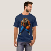 タイガーバスケットボールTシャツ Tシャツ (正面フル)