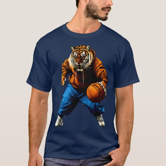 タイガーバスケットボールTシャツ Tシャツ (正面)