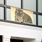 タイガーバナー 横断幕 (ビルの外側)