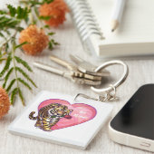 タイガーバレンタインデー キーホルダー (正面右)