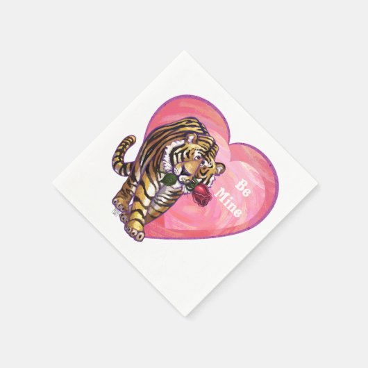 タイガーバレンタインデー スタンダードカクテルナプキン (角)
