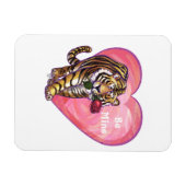 タイガーバレンタインデー マグネット (横)