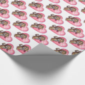 タイガーバレンタインデー ラッピングペーパー (角)
