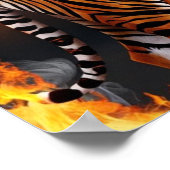 タイガーバーニングポスター ポスター (角)