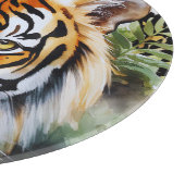 タイガーパステルフラワーズサファリウォーターカラーサバンナ カッティングボード (角)