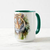 タイガーパステルフラワーズサファリウォーターカラーサバンナ マグカップ (正面右)