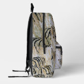 タイガーパターンタイガープリント プリントバックパック (左)