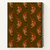 タイガーパターン ノートブック (裏面)