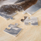 タイガーパーソナライズされたジグソーパズルシベリアカスタム ジグソーパズル (側面)