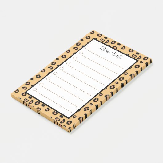 タイガーパーソナライズされたパターン ポストイット (アングル)