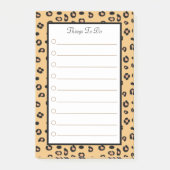 タイガーパーソナライズされたパターン ポストイット (正面)