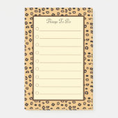 タイガーパーソナライズされたパターン ポストイット (正面)