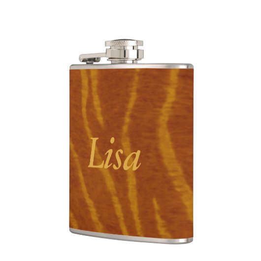 タイガーパーソナライズされたフラスコ フラスク (左)
