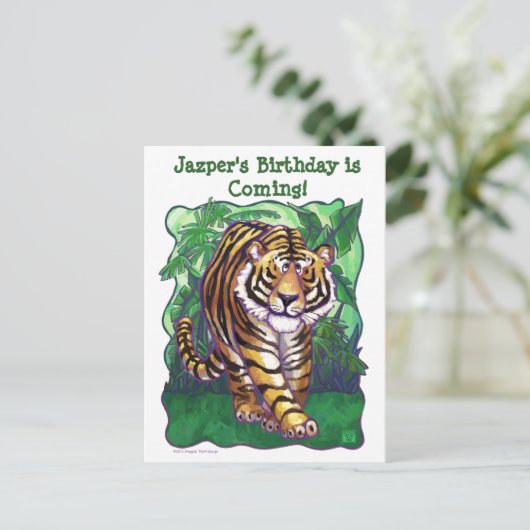 タイガーパーティーセンター インビテーションポストカード (スタンド正面)