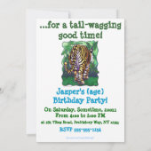 タイガーパーティーセンター 招待状 (裏面)