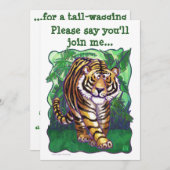 タイガーパーティーセンター 招待状 (正面/裏面)