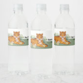 タイガーパーティー、動物のジャングル ペットボトルラベル (ボトル)