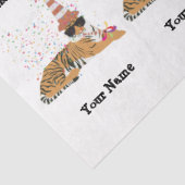 タイガーパーティー – 動物の誕生日パーティーボーイガール 薄葉紙 (詳細)