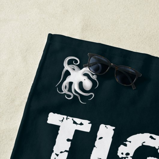 タイガービーチバハマスシャークダイビング ビーチタオル (インサイチュ)