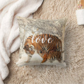タイガーファミリー クッション (ブランケット)