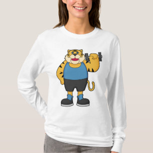 タイガーフィットネスダンベル Tシャツ
