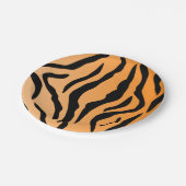 タイガーフェイクプリント ペーパープレート (アングル)