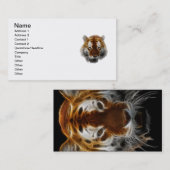 タイガーフラクタル 名刺 (正面/裏面)