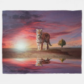 タイガーフリースブランケット フリースブランケット (正面(横))