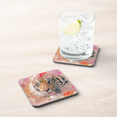 タイガーフローラ（ばちゃばちゃ）跳ねるデジタルアート コースター (右側)