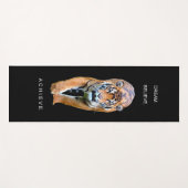 タイガーブやる気を起こさせるラックテンプレート成功引用文 ヨガマット (正面(横))