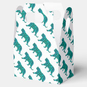 タイガーブラックとティール（緑がかった色）シルエット フェイバーボックス (オープン)