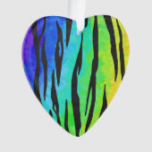 タイガーブラックとレインボーギフト オーナメント (正面)