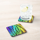 タイガーブラックアンドレインボープリント コースター (右側)