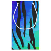 タイガーブラックアンドレインボープリント スモールペーパーバッグ (裏面)