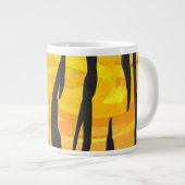 タイガーブラック&オレンジプリント ジャンボコーヒーマグカップ (正面右)