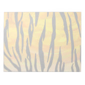 タイガーブラック&オレンジプリント ノートパッド (正面)