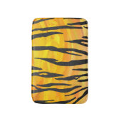 タイガーブラック&オレンジプリント バスマット (正面縦)