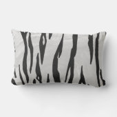 タイガーブラック&ホワイトプリント ランバークッション (裏面)