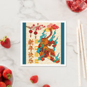 タイガーブルー旧正月 スタンダードカクテルナプキン (インサイチュ)