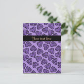 タイガープリントハートはがき ポストカード (スタンド正面)