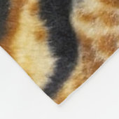 タイガープリントフリースブランケット フリースブランケット (角)