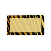 タイガープリント住所 シール (正面)