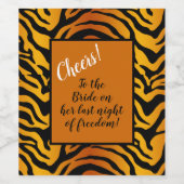 タイガープリント ワインラベル (シングルラベル)